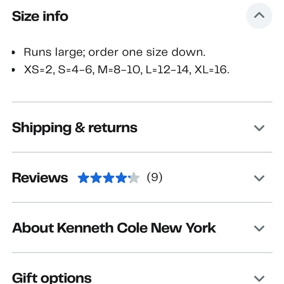 Kenneth Cole New York Size Large Women’s Black Quilted Jacket with Faux Fur Trim - Picture 8 of 8